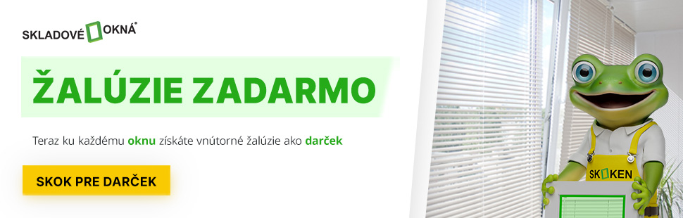 Vnútorné žalúzie zadarmo Vnútorné žalúzie zadarmo