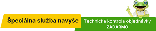 Špeciálna služba navyše - technická kontrola objednávky ZADARMO
