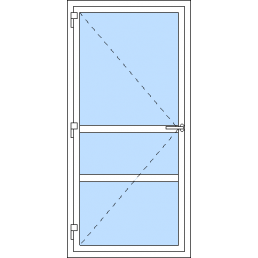 Vchodové dvere jednokrídlové VEN otváravé - T p P5