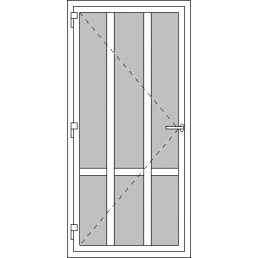 Vchodové dvere jednokrídlové VEN otváravé - T p T5