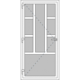Vchodové dvere jednokrídlové VEN otváravé - T p M0