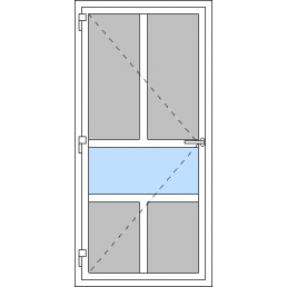Vchodové dvere jednokrídlové VEN otváravé - T p P14
