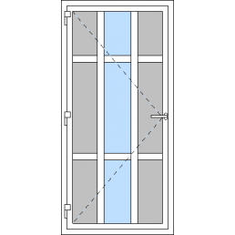 Vchodové dvere jednokrídlové VEN otváravé - T p L4
