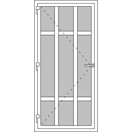 Vchodové dvere jednokrídlové VEN otváravé - T p R6
