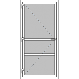 Vchodové dvere jednokrídlové VEN otváravé - T p P1