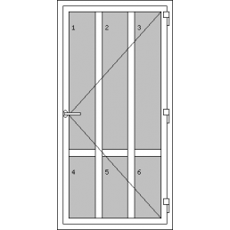 Vchodové dvere jednokrídlové - T p T5